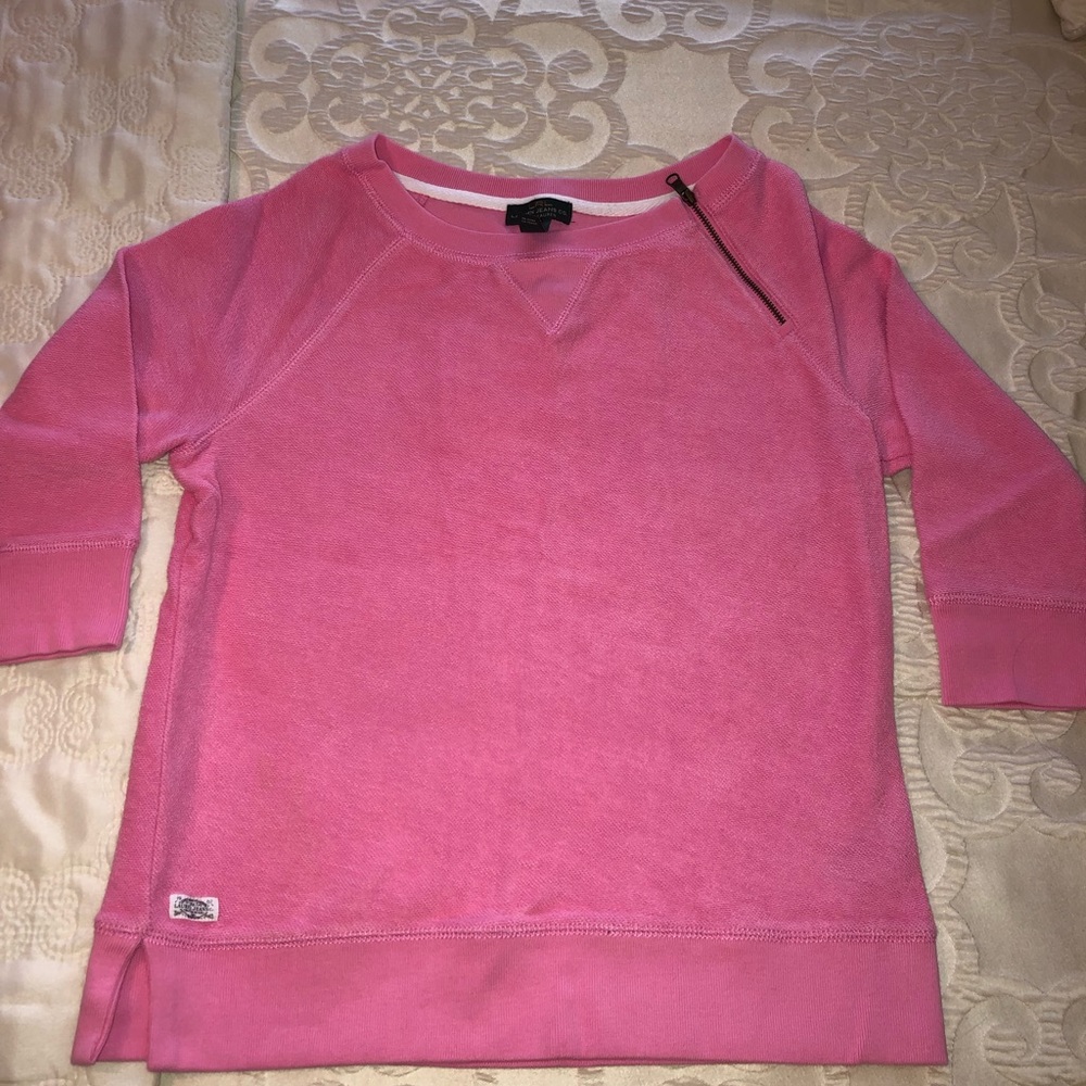 Pink Lauren Ralph Lauren Jeans Company 3/4 Sleeve Sweatshirt - Sz. Small